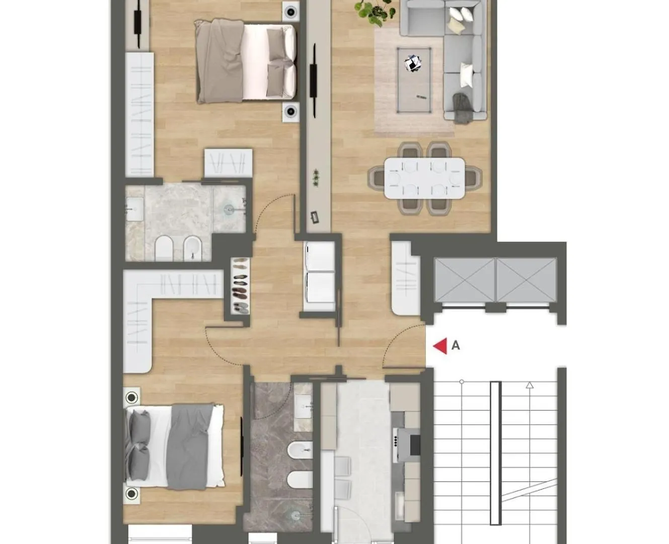 밀라노 Palazzo Fontana Duomo View Golden House 아파트 0*,